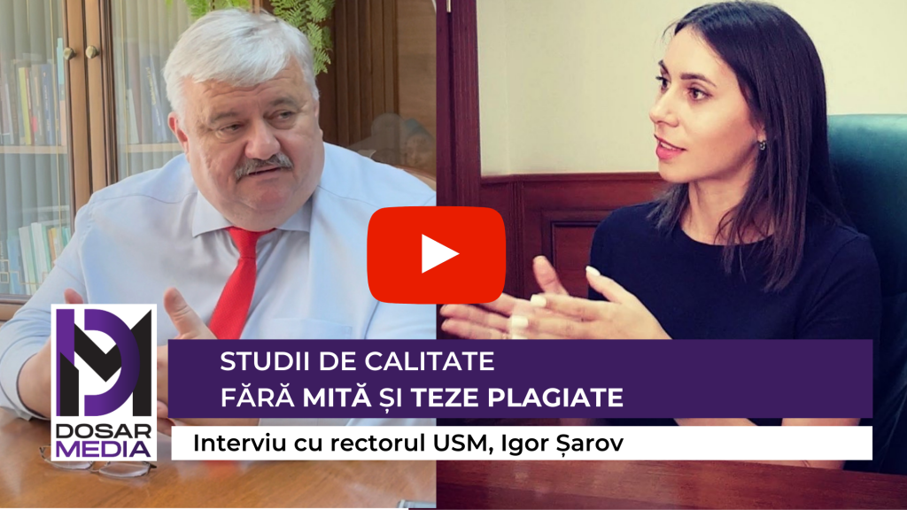 studii fără mită și plagiat Interviu cu rectorul USM, Igor Șarov (1)